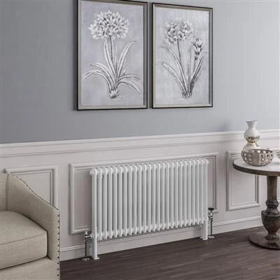Eastbrook Imperia 2 Koloms Radiator 115x60cm 1588W Wit Glans
