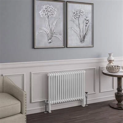 Eastbrook Imperia 2 Koloms Radiator 85x60cm 1143W Wit Glans