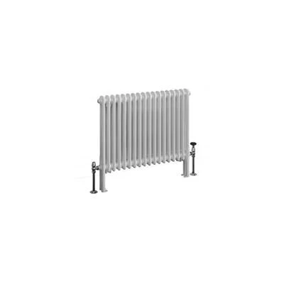 Eastbrook Imperia 2 Koloms Radiator 85x60cm 1143W Wit Glans - Afbeelding 2