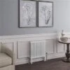 Eastbrook Imperia 2 Koloms Radiator 60x60cm 826W Wit Glans