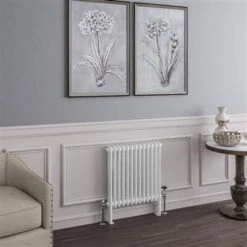 Eastbrook Imperia 2 Koloms Radiator 60x60cm 826W Wit Glans