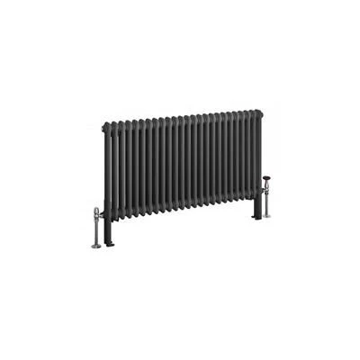 Eastbrook Imperia 2 Koloms Radiator 115x60cm 1588W Antraciet - Afbeelding 2