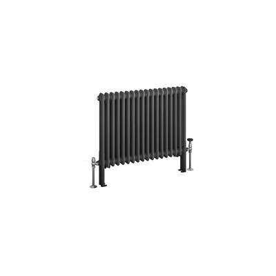 Eastbrook Imperia 2 Koloms Radiator 85x60cm 1143W Antraciet - Afbeelding 2