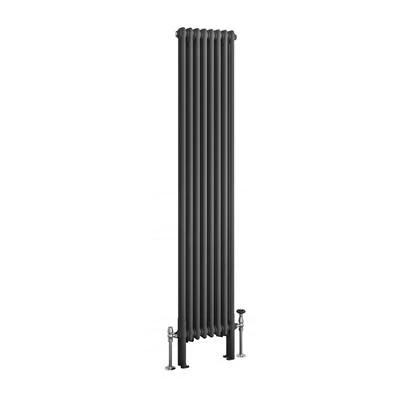 Eastbrook Imperia 2 Koloms Radiator 40x180cm 1190W Antraciet - Afbeelding 2