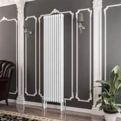 Eastbrook Imperia 3 Koloms Radiator 45x180cm 2623W Wit Glans