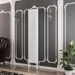 Eastbrook Imperia 3 Koloms Radiator 40x180cm 2099W Wit Glans