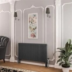 Eastbrook Imperia 3 Koloms Radiator 115x60cm 2362W Antraciet