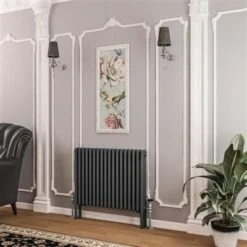Eastbrook Imperia 3 Koloms Radiator 85x60cm 1498W Antraciet