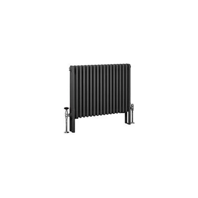 Eastbrook Imperia 3 Koloms Radiator 85x60cm 1498W Antraciet - Afbeelding 2