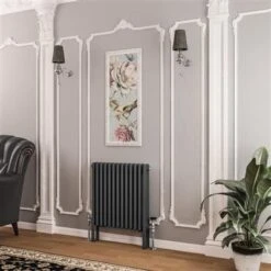 Eastbrook Imperia 3 Koloms Radiator 60x60cm 1081W Antraciet