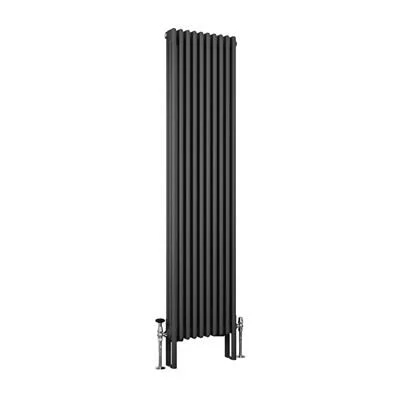 Eastbrook Imperia 3 Koloms Radiator 45x180cm 2623W Antraciet - Afbeelding 2
