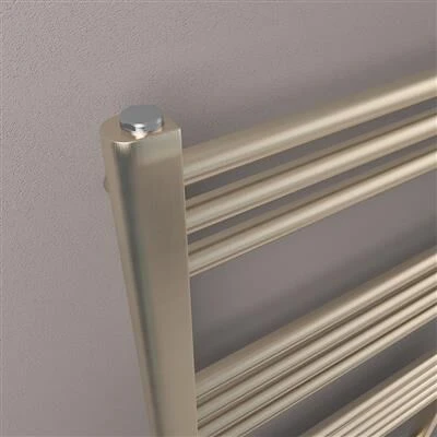 Eastbrook Wendover Handdoekradiator 50x180cm 675W Messing Geborsteld - Afbeelding 3