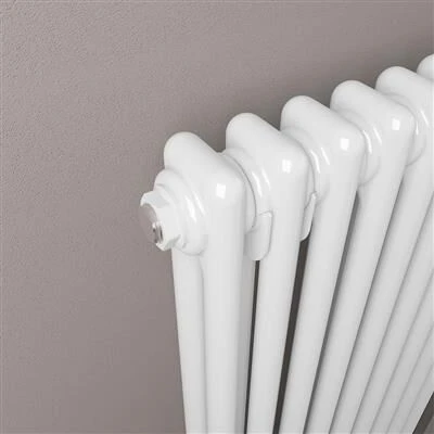 Eastbrook Imperia 2 Koloms Radiator 115x30cm 875W Wit Glans - Afbeelding 3