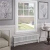 Eastbrook Imperia 2 Koloms Radiator 135x30cm 1048W Wit Glans