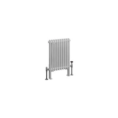 Eastbrook Imperia 2 Koloms Radiator 45x60cm 639W Wit Glans - Afbeelding 2