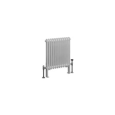 Eastbrook Imperia 2 Koloms Radiator 55x60cm 767W Wit Glans - Afbeelding 2