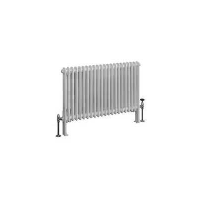 Eastbrook Imperia 2 Koloms Radiator 100x60cm 1407W Wit Glans - Afbeelding 2