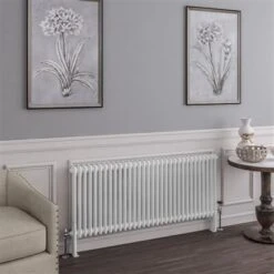 Eastbrook Imperia 2 Koloms Radiator 145x60cm 2046W Wit Glans