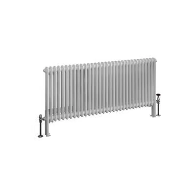 Eastbrook Imperia 2 Koloms Radiator 145x60cm 2046W Wit Glans - Afbeelding 2