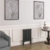 Eastbrook Imperia 2 Koloms Radiator 45x60cm 639W Antraciet
