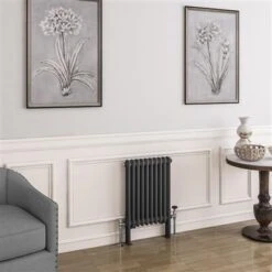 Eastbrook Imperia 2 Koloms Radiator 45x60cm 639W Antraciet