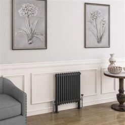 Eastbrook Imperia 2 Koloms Radiator 55x60cm 767W Antraciet