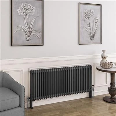 Eastbrook Imperia 2 Koloms Radiator 145x60cm 2046W Antraciet