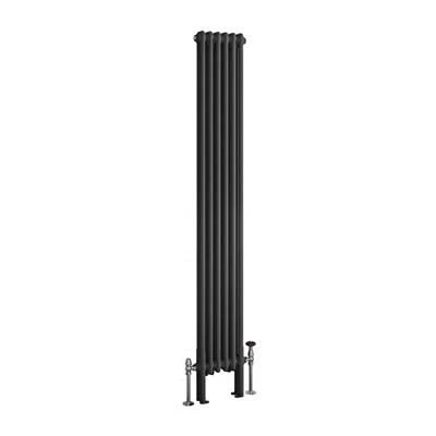 Eastbrook Imperia 2 Koloms Radiator 30x180cm 1078W Antraciet - Afbeelding 2