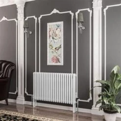 Eastbrook Imperia 3 Koloms Radiator 100x60cm 2079W Wit Glans