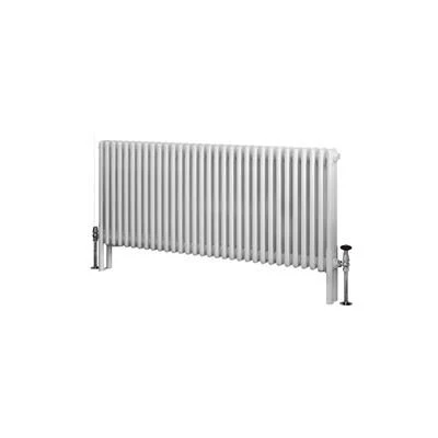 Eastbrook Imperia 3 Koloms Radiator 145x60cm 3024W Wit Glans - Afbeelding 2