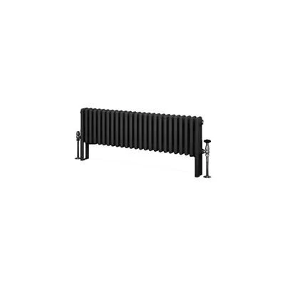 Eastbrook Imperia 3 Koloms Radiator 115x30cm 1278W Antraciet - Afbeelding 2