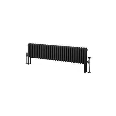 Eastbrook Imperia 3 Koloms Radiator 135x30cm 1436W Antraciet - Afbeelding 2