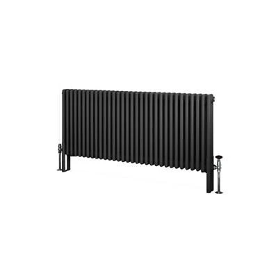 Eastbrook Imperia 3 Koloms Radiator 145x60cm 3024W Antraciet - Afbeelding 2
