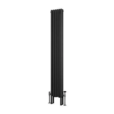 Eastbrook Imperia 3 Koloms Radiator 30x180cm 1608W Antraciet - Afbeelding 2
