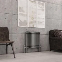 Eastbrook Imperia 2 Koloms Radiator 60x60cm 826W Metaal