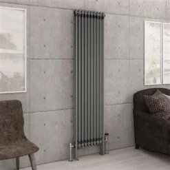 Eastbrook Imperia 2 Koloms Radiator 45x180cm 1487W Metaal