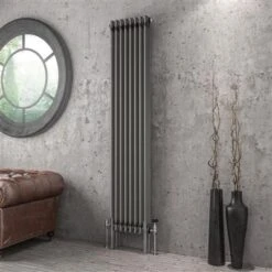 Eastbrook Imperia 3 Koloms Radiator 40x180cm 2099W Metaal