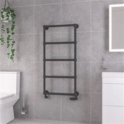 Eastbrook Stour Handdoekradiator 60x120cm 386W Antraciet