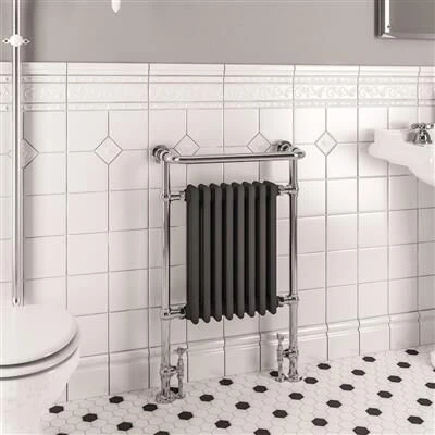 Eastbrook Isbourne Klassieke Radiator 60x95cm 894W Chroom/antraciet
