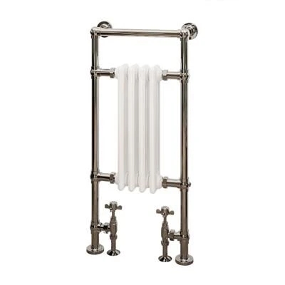Eastbrook Avon Radiator 45x95cm 450W Chroom/wit Glans - Afbeelding 2