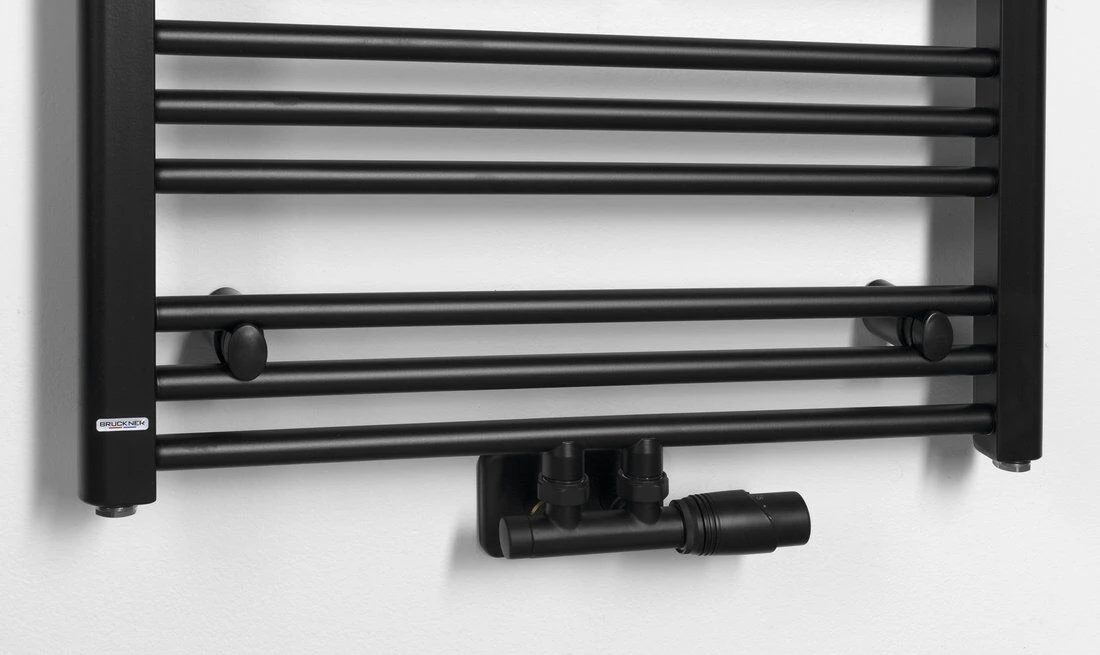Bruckner Albrecht Handdoekradiator 60x157cm 765W Mat Zwart - Afbeelding 4