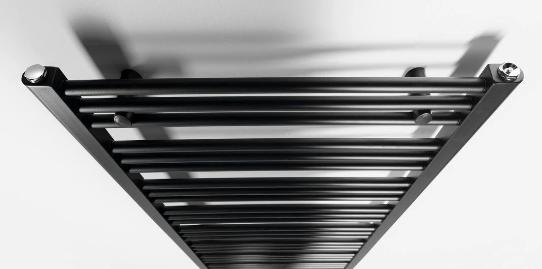 Bruckner Albrecht Handdoekradiator 60x157cm 765W Mat Zwart - Afbeelding 3