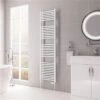 Eastbrook Biava Multirail Handdoekradiator 45x170cm 843W Wit Glans