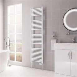 Eastbrook Biava Multirail Handdoekradiator 45x170cm 843W Wit Glans