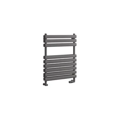 Eastbrook Tunstall Dubbele Handdoekradiator 60x80cm 742W Antraciet - Afbeelding 2