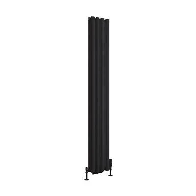 Eastbrook Tunstall Dubbele Radiator 30x180cm 952W Zwart Mat - Afbeelding 2