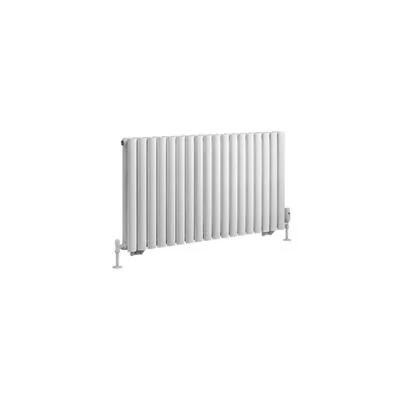 Eastbrook Tunstall Dubbele Radiator 105x60cm 1652W Wit Mat - Afbeelding 2