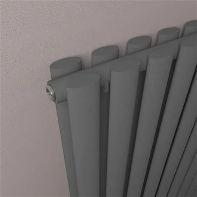 Eastbrook Tunstall Dubbele Radiator 105x60cm 1652W Antraciet - Afbeelding 3