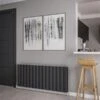 Eastbrook Guardia Radiator 140x60cm Aluminium 2400W Antraciet
