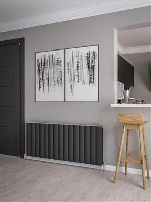 Eastbrook Guardia Radiator 140x60cm Aluminium 2400W Antraciet